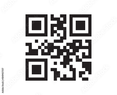 qr code square barcode payment digital scan label tag price mobile smartphone technology matrix identity encryption information web illustration sign