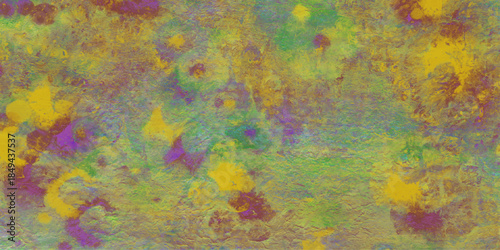 5Beautiful abstract watercolor background. Beauty sweet pastel yellow and green colorful with fluffy clouds on sky. multi color rainbow image. abstract fantasy growing light. .15