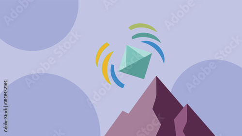 Sending email over mountains