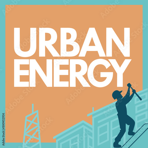 Urban Energy: An impactful visual metaphor represents the vital role of energy in powering urban life, symbolizing progress, innovation, and sustainable development.