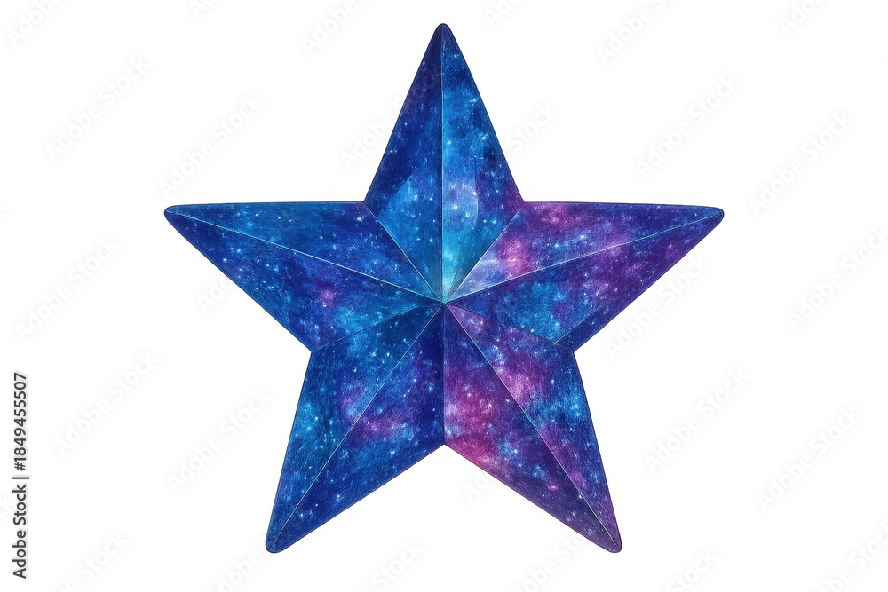 Fototapeta premium Space galaxy star on transparent background