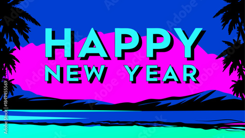 Happy new year celebration