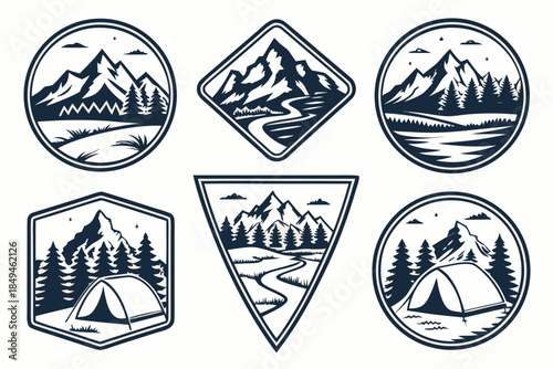 set of grunge stamps