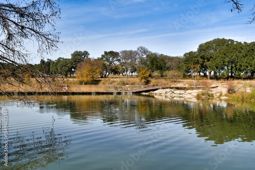 Pedernales River in Johnson City, Texas