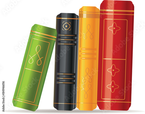 Colorful Books Vector Design