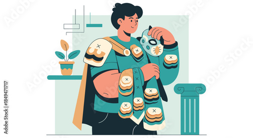 Man Wearing Multiple Watches on Arms.