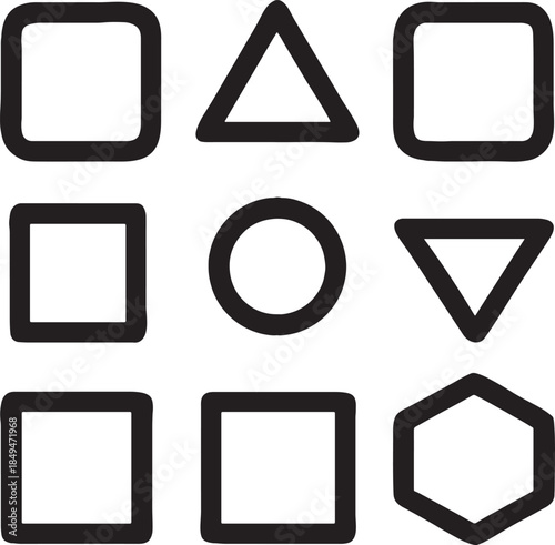  geometric shapes for educational purposes