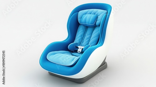 Stylish blue child car seat designed for ultimate safety and comfort on family adventures, ensuring peace of mind for parents during every journey