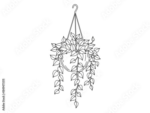 Elegant hanging leaf decoration with intricate design for home or event decor