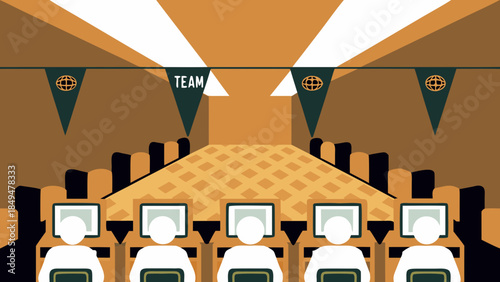 vector illustration of a city