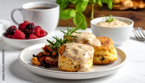 christmas cookies and tea