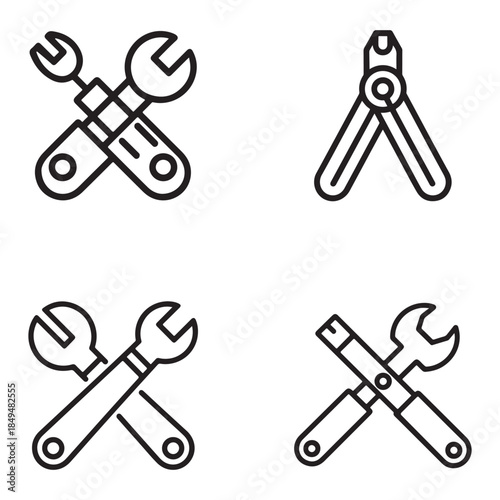 Growth Hacking Marketing Icons Vector