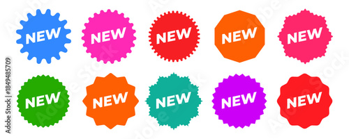 Set of new arrival tag icon.sale sticker,price sticker