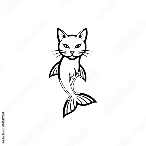 Catfish hybrid isolated on transparent background