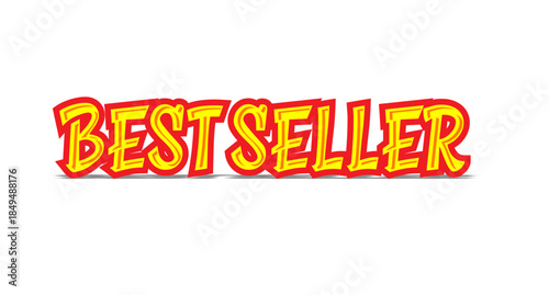 Best Seller Typography Promotion Design