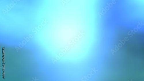 Abstract background. Sunlight streams into the backyard garden on a new morning. A soft, blurred gradient of blue, cyan, and white helps life flourish according to the laws of nature. Thailand, sky, n