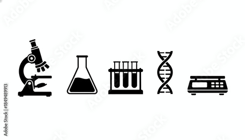 Scientific Instruments and Equipment in a Laboratory Setting