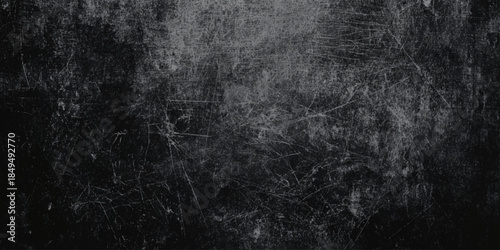 Abstract Black wall texture for pattern background Close up of dark graphite surface for modern design.