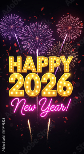 Happy New Year 2026 Celebration