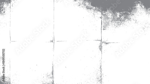 Grungy textured background with distressed paper effect and subtle gray speckles and vertical fold lines