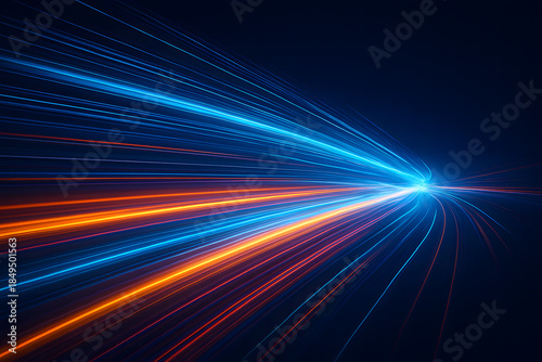Abstract colorful light rays background design.