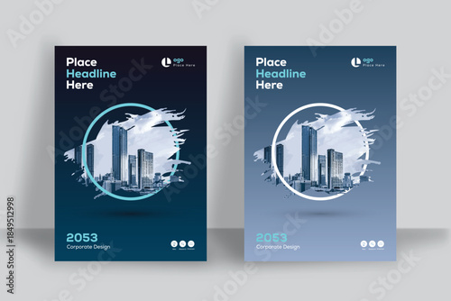 Corporate Cover Design Template in A4. Can be adapt to Flyer, Brochure, Annual Report, Magazine, Presentation, Banner, Poster.