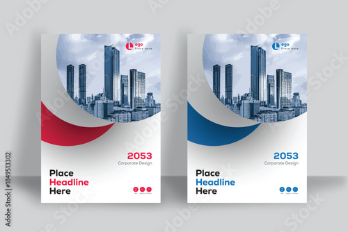 Corporate Cover Design Template in A4. Can be adapt to Flyer, Brochure, Annual Report, Magazine, Presentation, Banner, Poster.