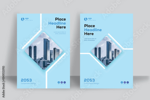 Corporate Cover Design Template in A4. Can be adapt to Flyer, Brochure, Annual Report, Magazine, Presentation, Banner, Poster.