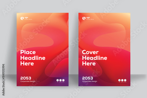Corporate Cover Design Template in A4. Can be adapt to Flyer, Brochure, Annual Report, Magazine, Presentation, Banner, Poster