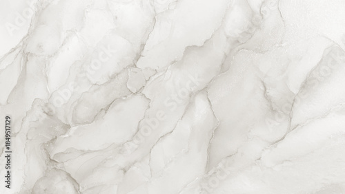 Abstract white cracked marble texture with natural veining patterns