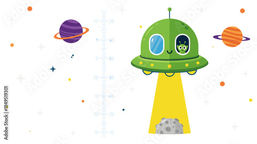 space rocket vector illustration