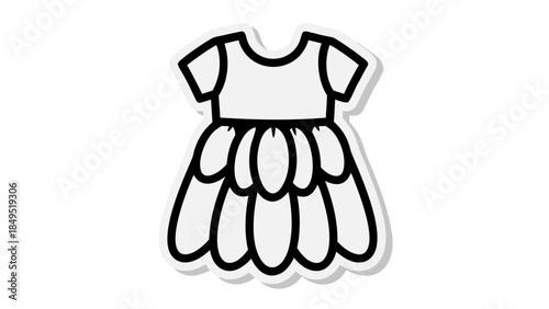 hand drawn vector illustration of a girl