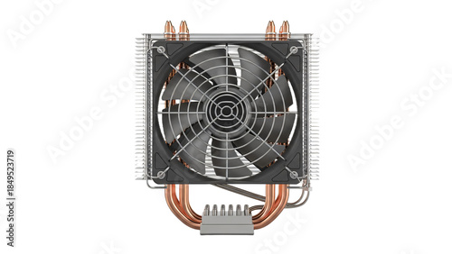 a computer cpu with copper and copper wires