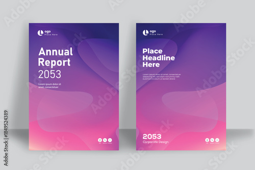 Corporate Cover Design Template in A4. Can be adapt to Flyer, Brochure, Annual Report, Magazine, Presentation, Banner, Poster