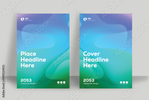 Corporate Cover Design Template in A4. Can be adapt to Flyer, Brochure, Annual Report, Magazine, Presentation, Banner, Poster
