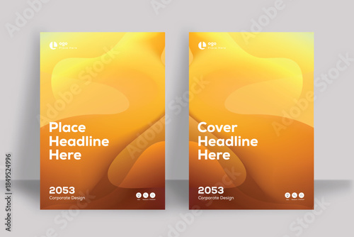 Corporate Cover Design Template in A4. Can be adapt to Flyer, Brochure, Annual Report, Magazine, Presentation, Banner, Poster