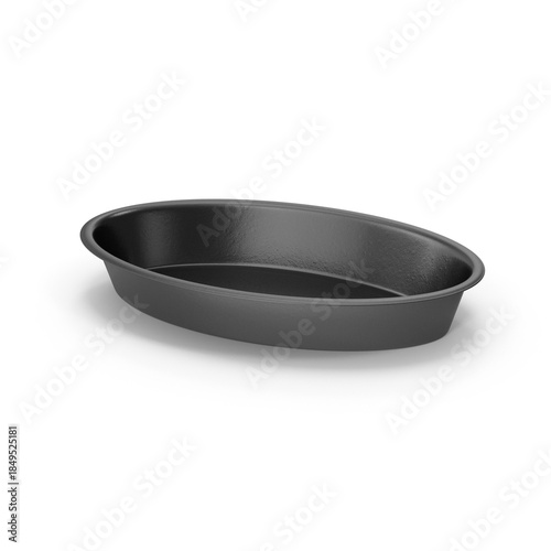 Round Nonstick Pie Pan Baking Cookware Isolated On transparent background