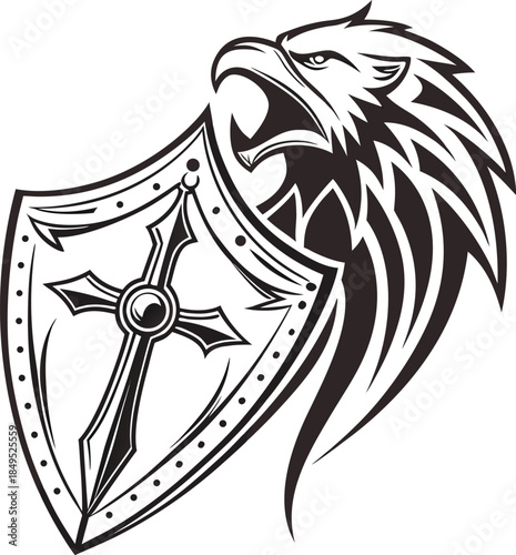 lion head vector illustration