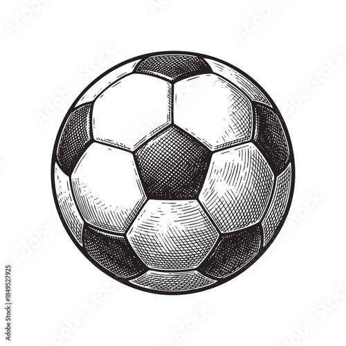 Soccer Ball Football Engraving
