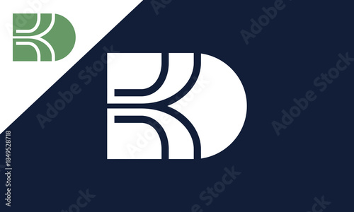 Letter KD or K logo