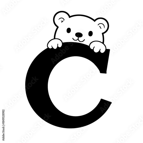animal alphabet letter C