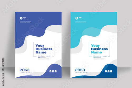 Corporate Cover Design Template in A4. Can be adapt to Flyer, Brochure, Annual Report, Magazine, Presentation, Banner, Poster