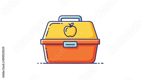 vector illustration of a bag