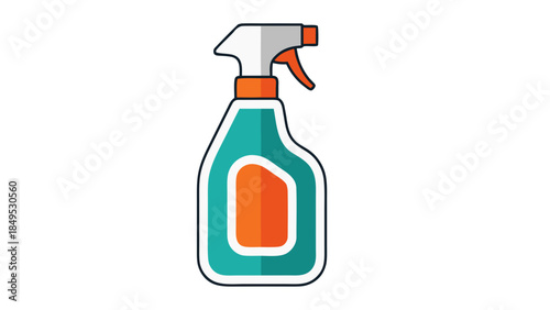 vector illustration of a spray bottle
