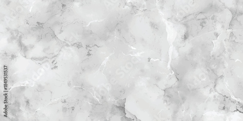 Elegant white marble texture with subtle grey veining, a natural stone pattern