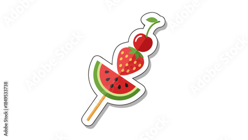 vector illustration of an apple