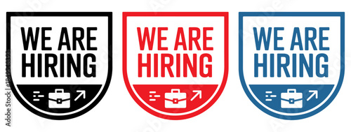 We are Hiring Badge design, We are Hiring stamp design
