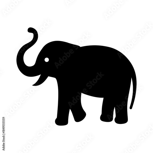 elephant silhouette vector