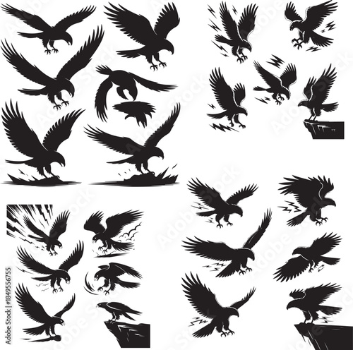 Cricket batsman swinging bat in dynamic action pose