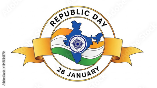 Celebrating Republic Day India 26 January National Pride Flag Colors